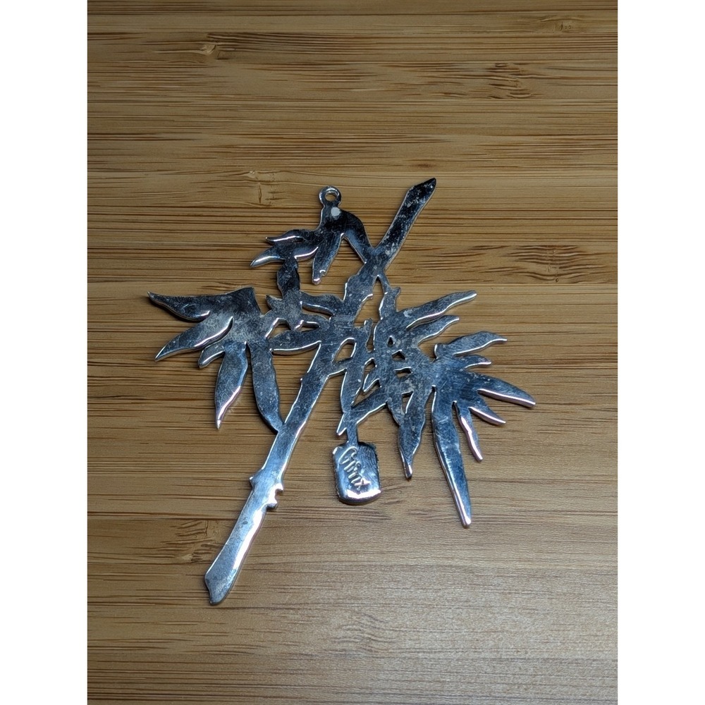 Vintage Sterling Silver 925 Bamboo Pendent by Minx 2005 Seattle WA RARE HTF